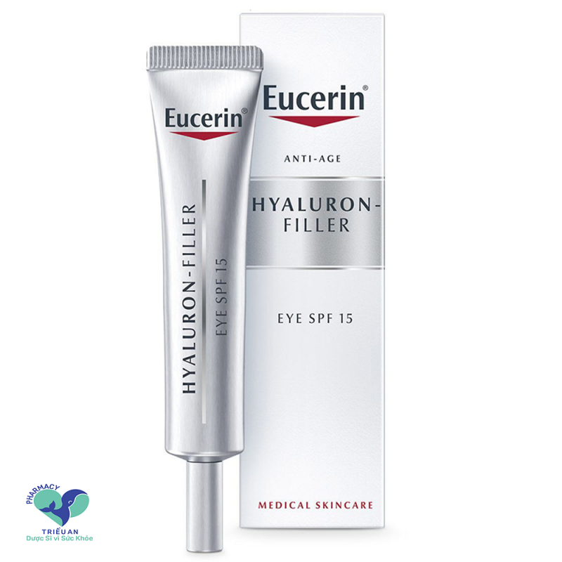 Kem Ngăn Ngừa Lão Hóa Vùng Mắt Eucerin Hyaluron Filler Eye Cream Spf 15 15ml