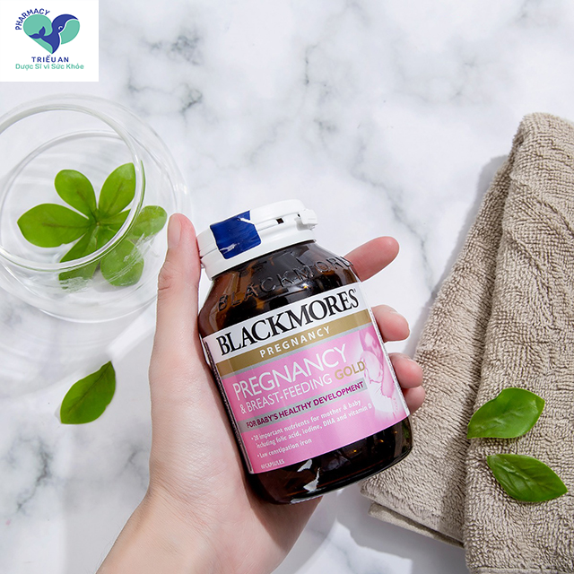 Blackmores Pregnancy And Breast Feeding Gold Vitamin Tong Hop Cho Ba Bau