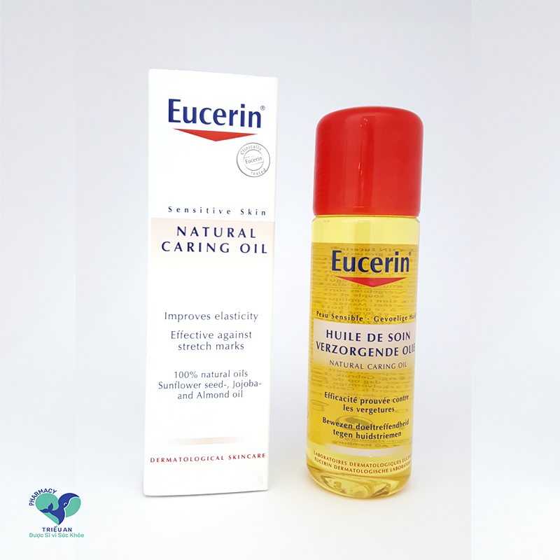Combo Eucerin Dau Ho Tro Giam Ran Da 125ml Sua Tam Dang Gel Cho Da Nhay Cam 200ml 2